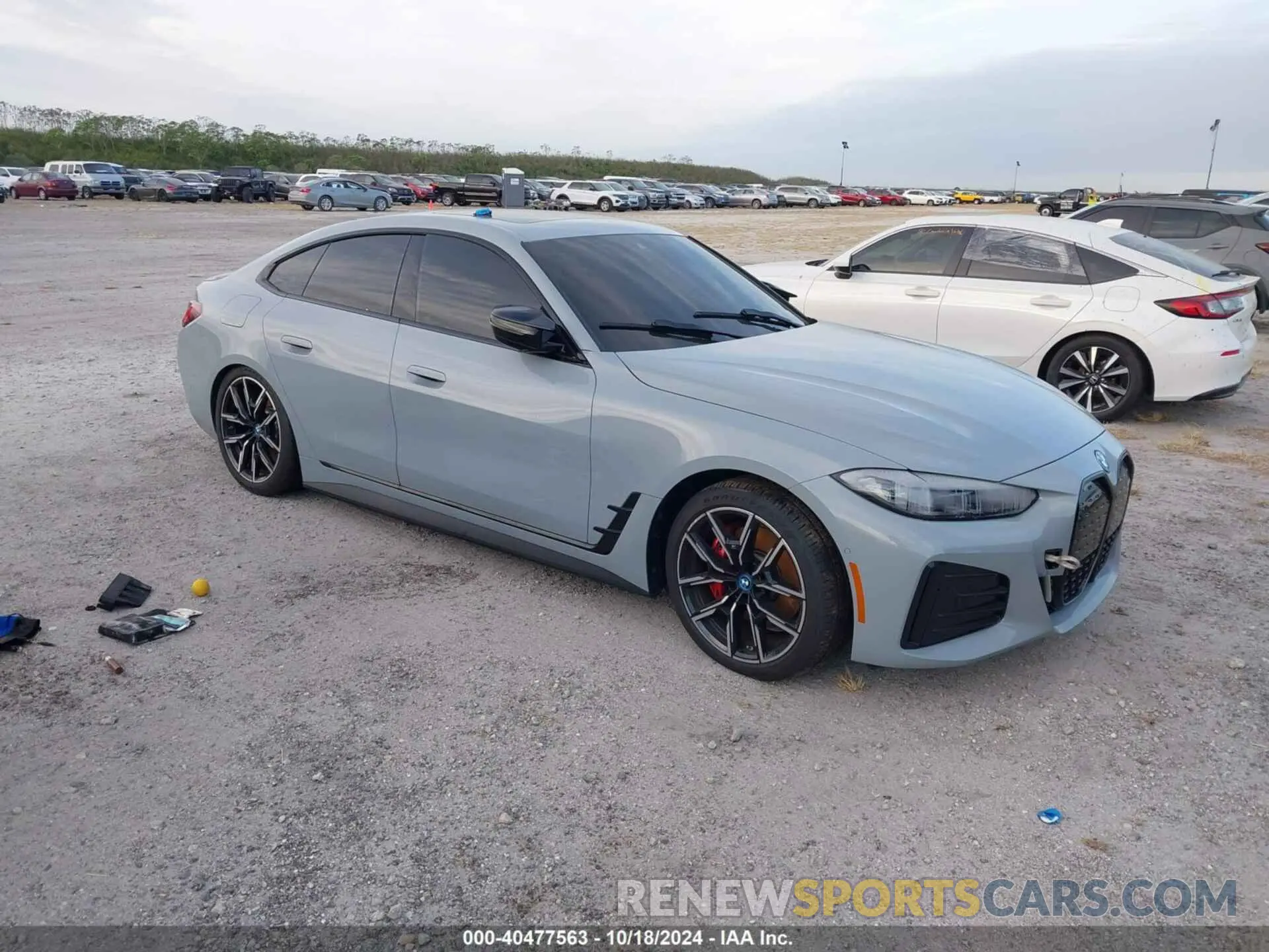 1 Photograph of a damaged car WBY33AW0XRFS81282 BMW I4 2024