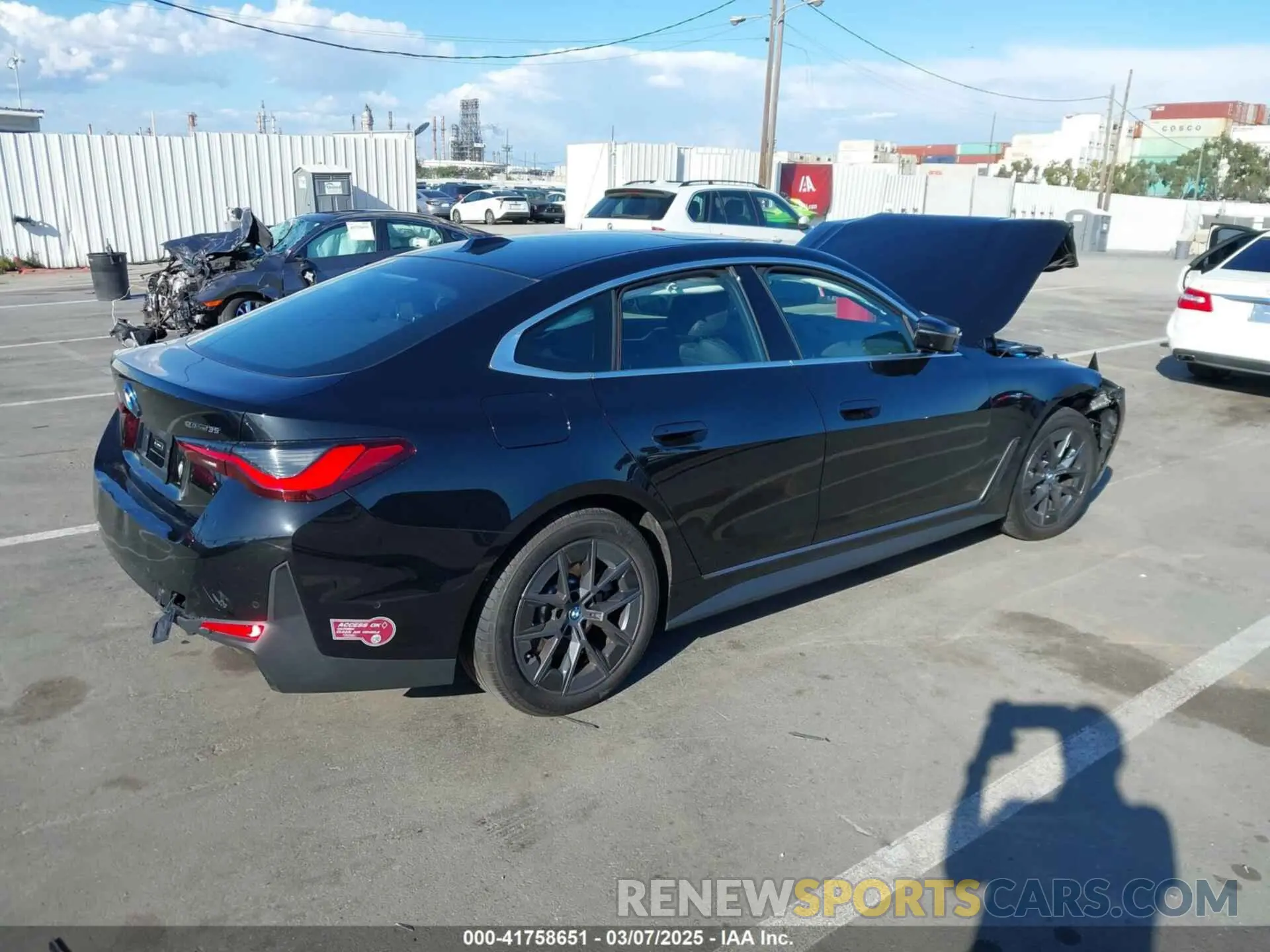 4 Фотография поврежденного автомобиля WBY43AW00RFR88363 BMW I4 2024