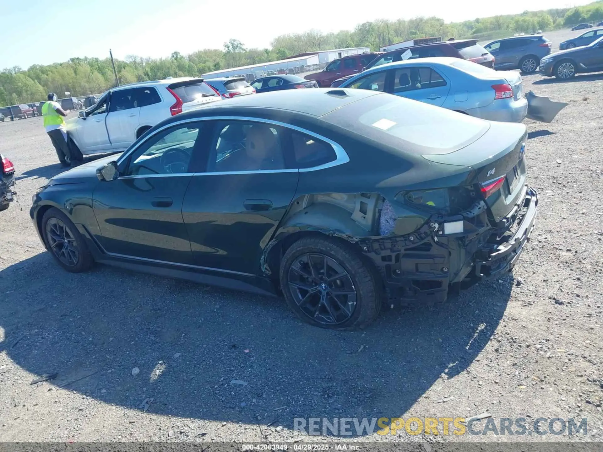 14 Photograph of a damaged car WBY43AW08RFS39794 BMW I4 2024