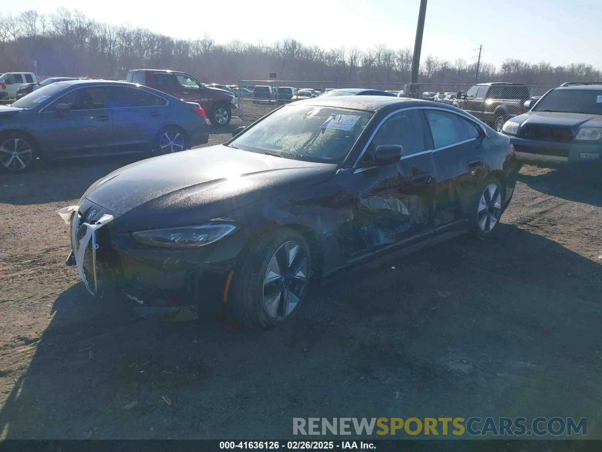 2 Photograph of a damaged car WBY73AW02RFT29049 BMW I4 2024