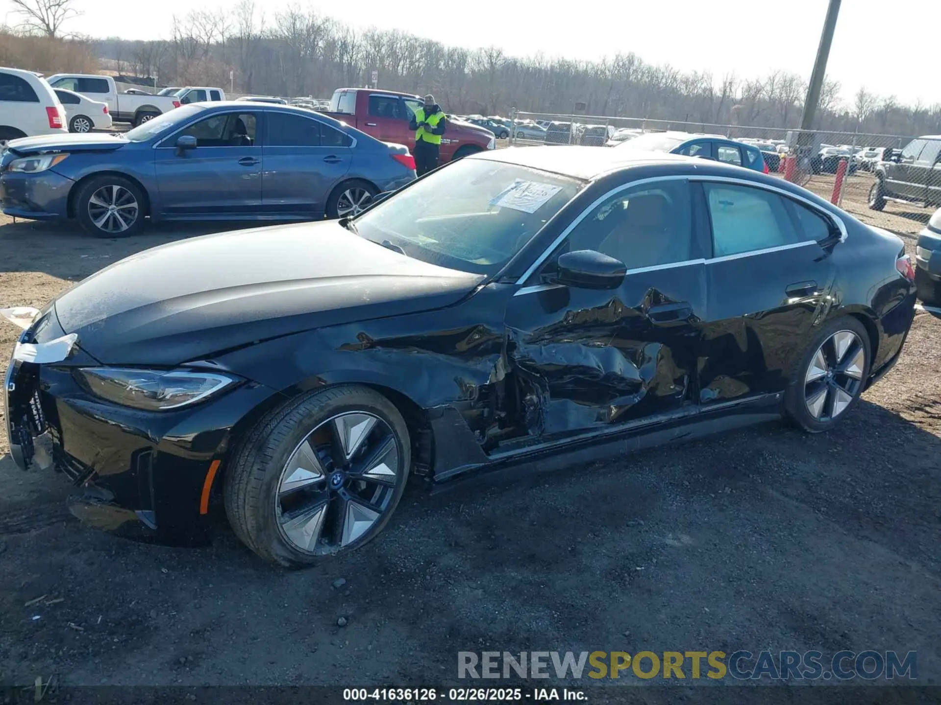 6 Photograph of a damaged car WBY73AW02RFT29049 BMW I4 2024