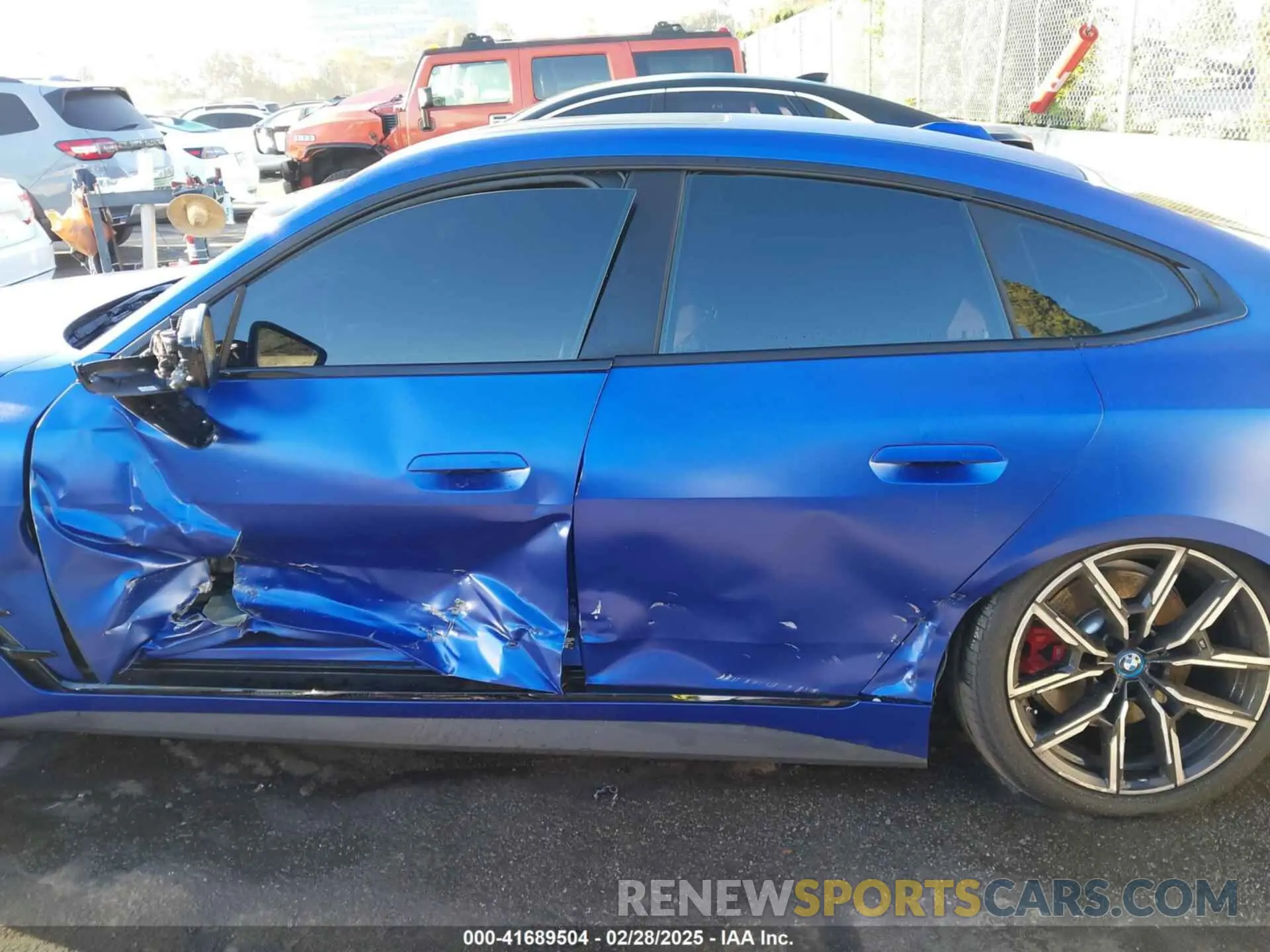 14 Photograph of a damaged car WBY73AW07RFS43770 BMW I4 2024
