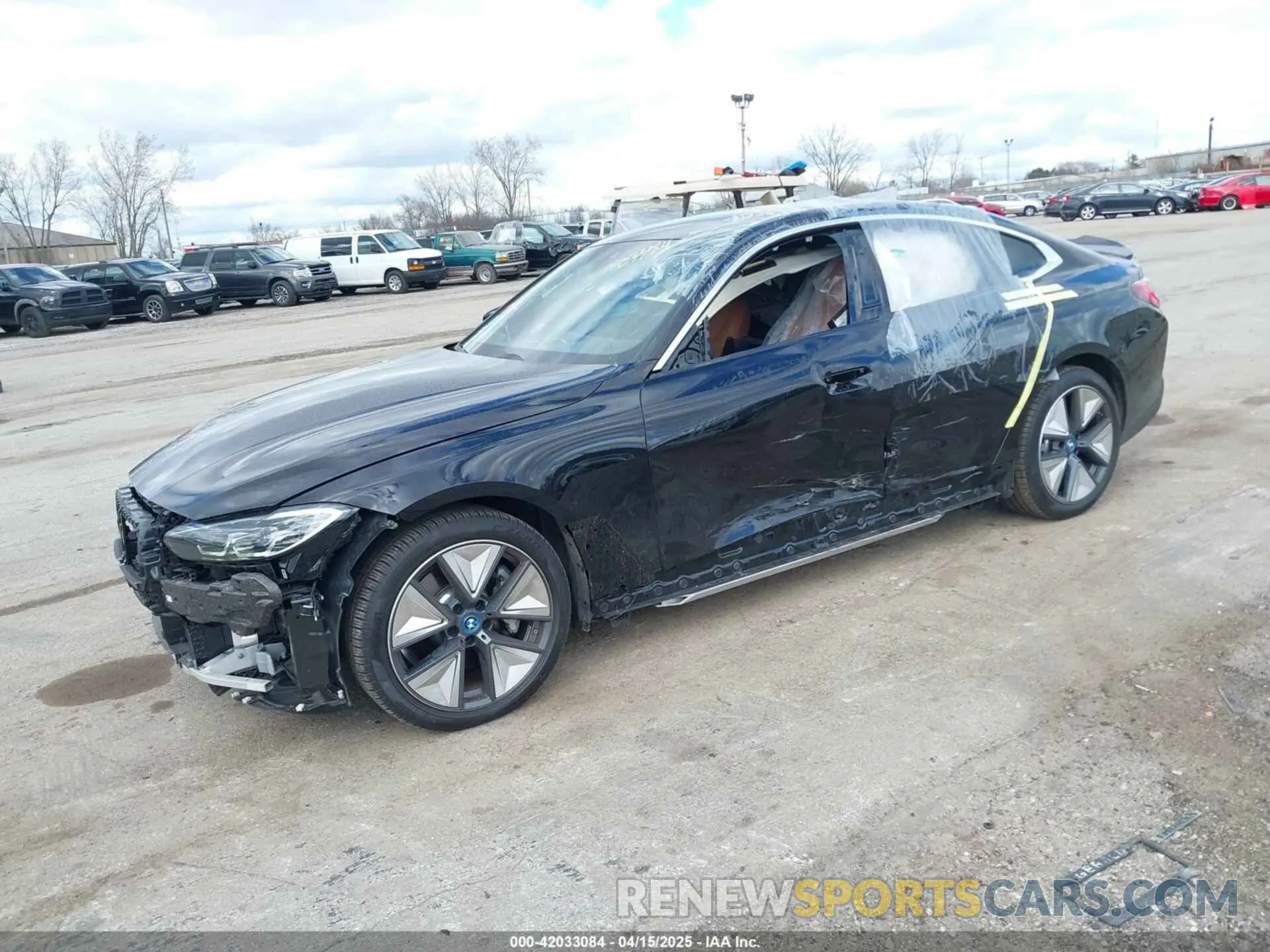 2 Photograph of a damaged car WBY83FB01RFS71670 BMW I4 2024