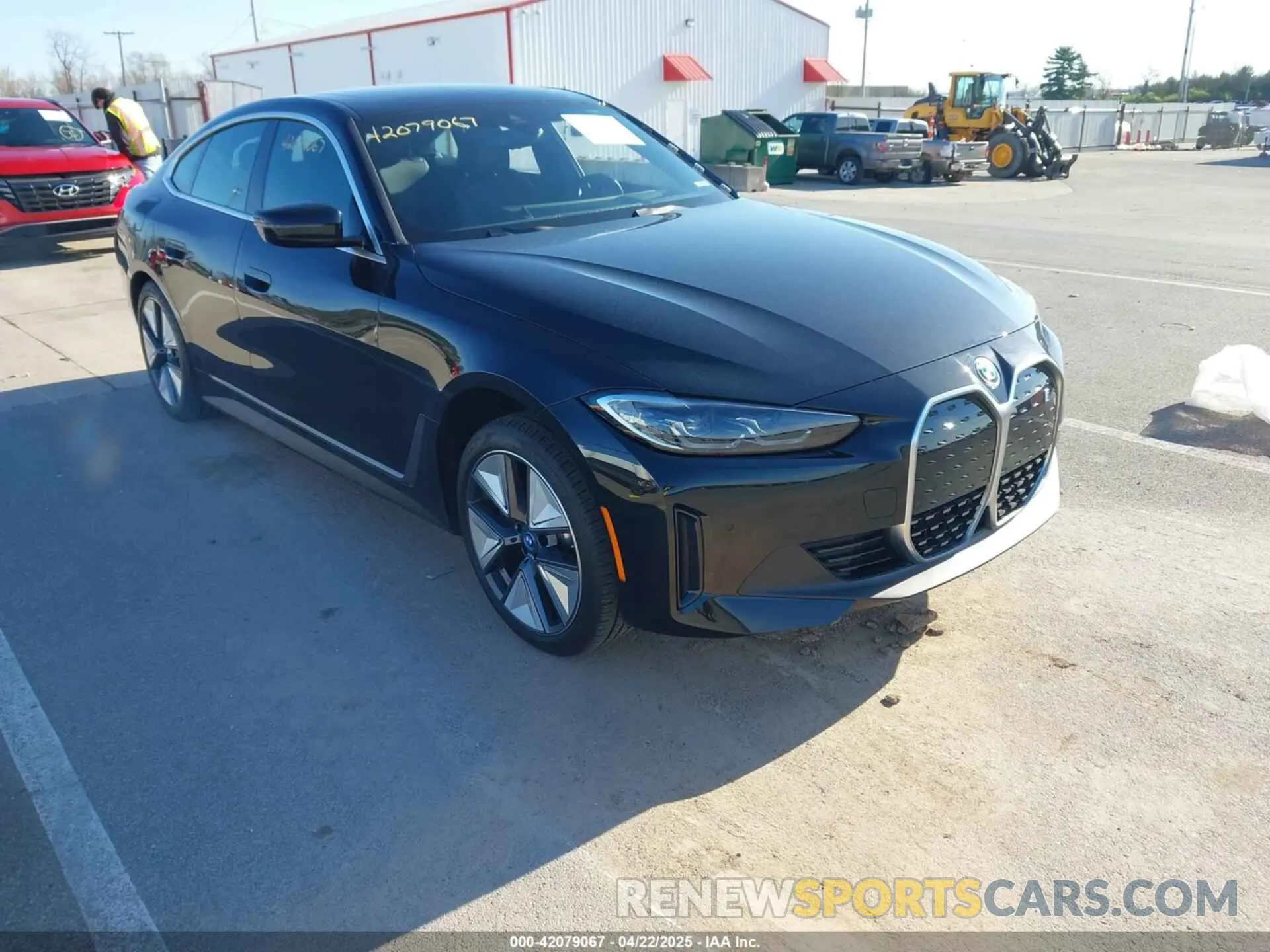 1 Photograph of a damaged car WBY83FB05RFS69775 BMW I4 2024