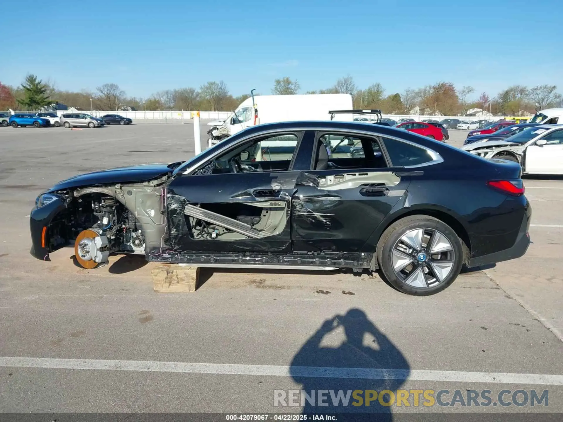 14 Photograph of a damaged car WBY83FB05RFS69775 BMW I4 2024