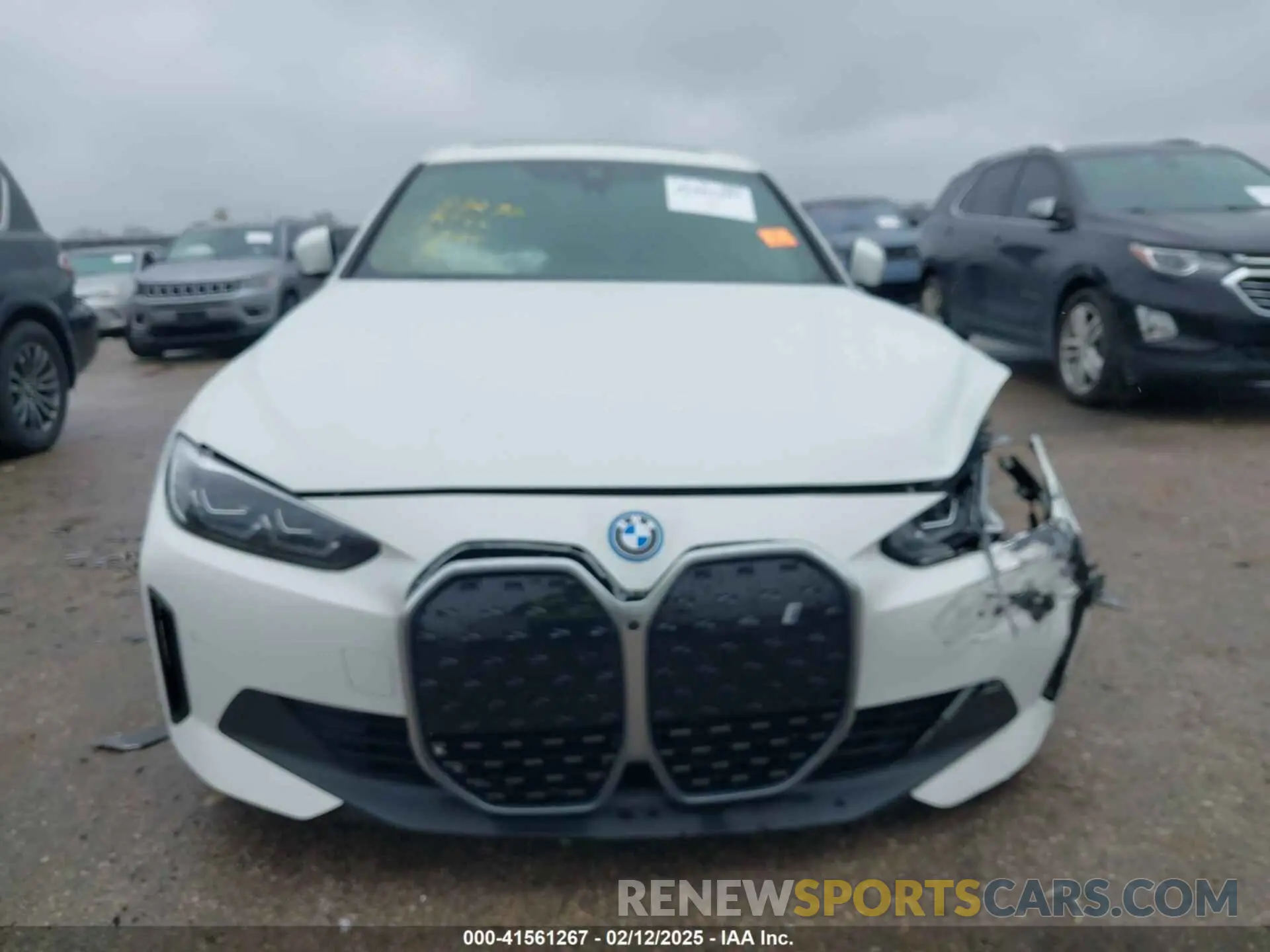 12 Photograph of a damaged car WBY83FB09RFS52364 BMW I4 2024