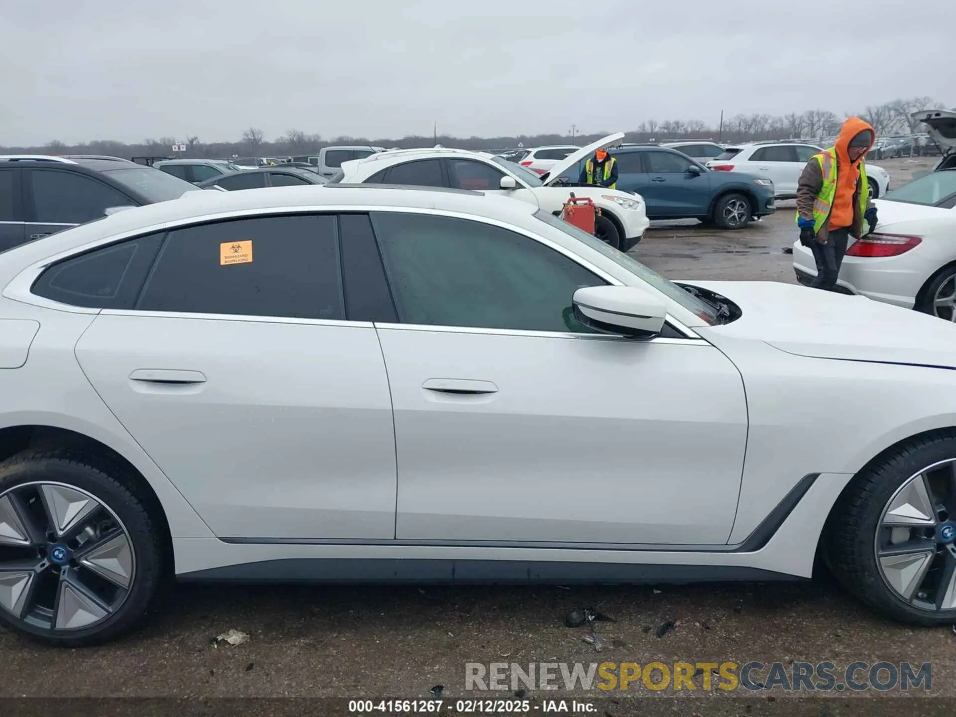 13 Photograph of a damaged car WBY83FB09RFS52364 BMW I4 2024