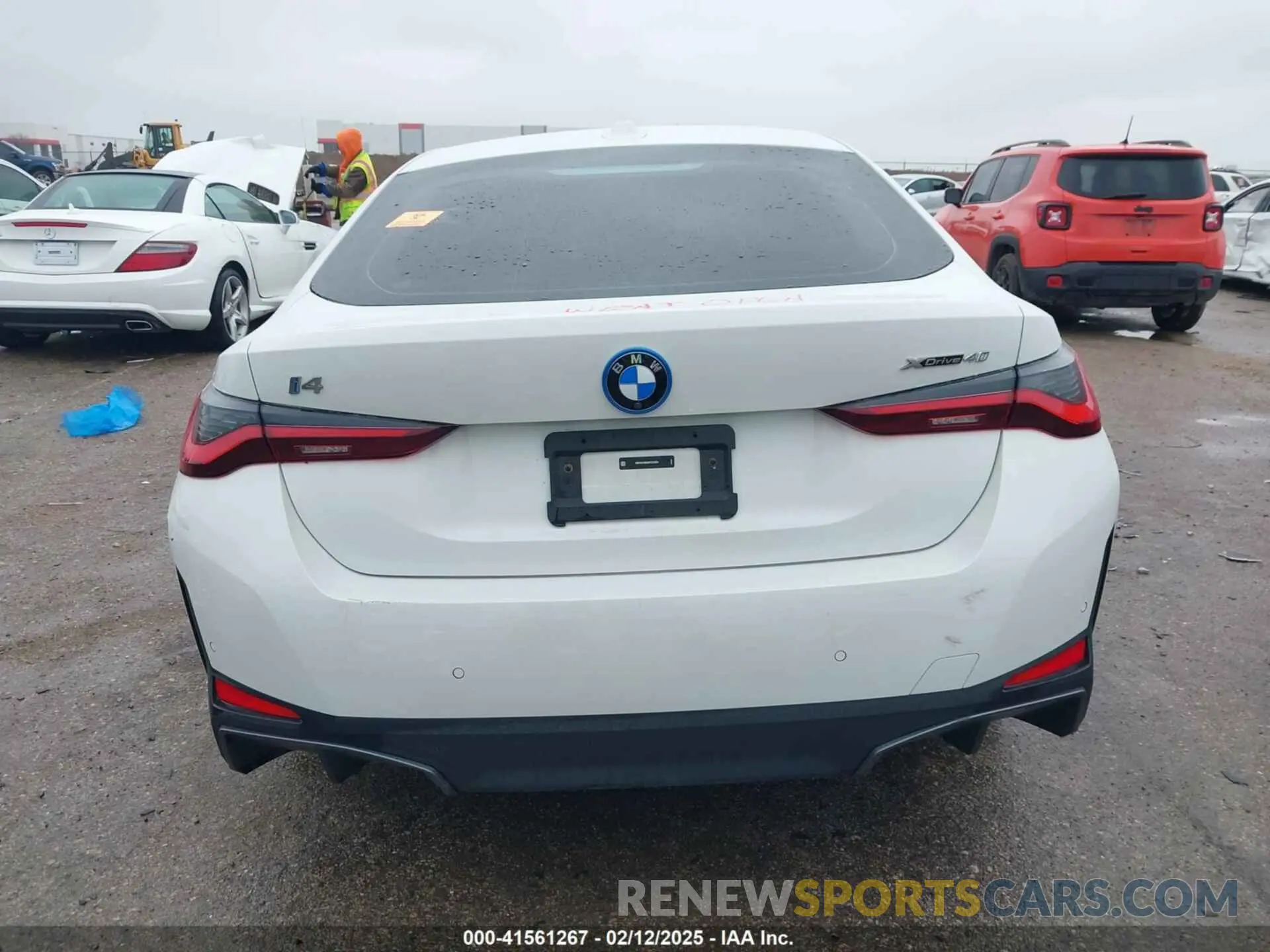 16 Photograph of a damaged car WBY83FB09RFS52364 BMW I4 2024