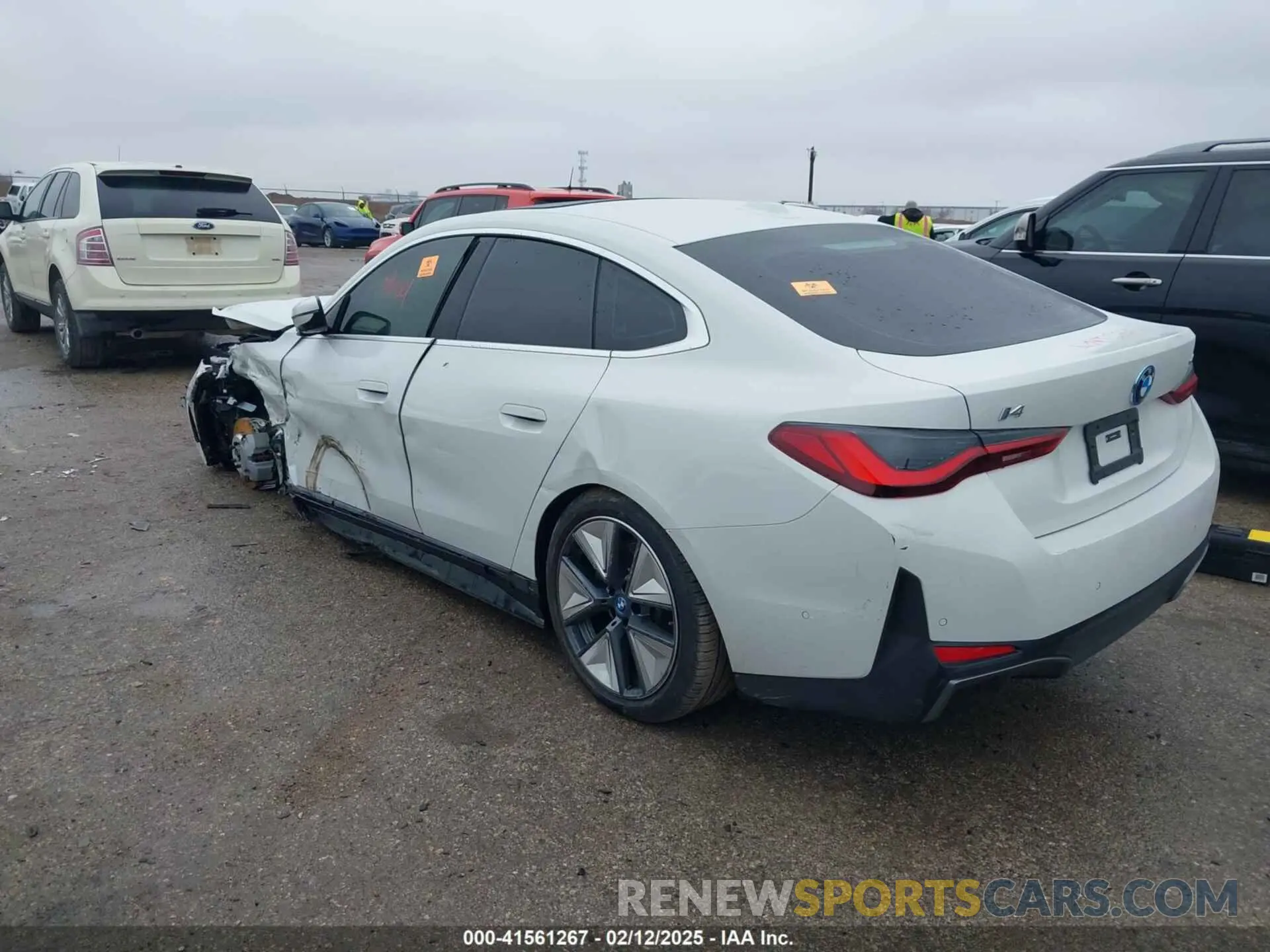 3 Photograph of a damaged car WBY83FB09RFS52364 BMW I4 2024