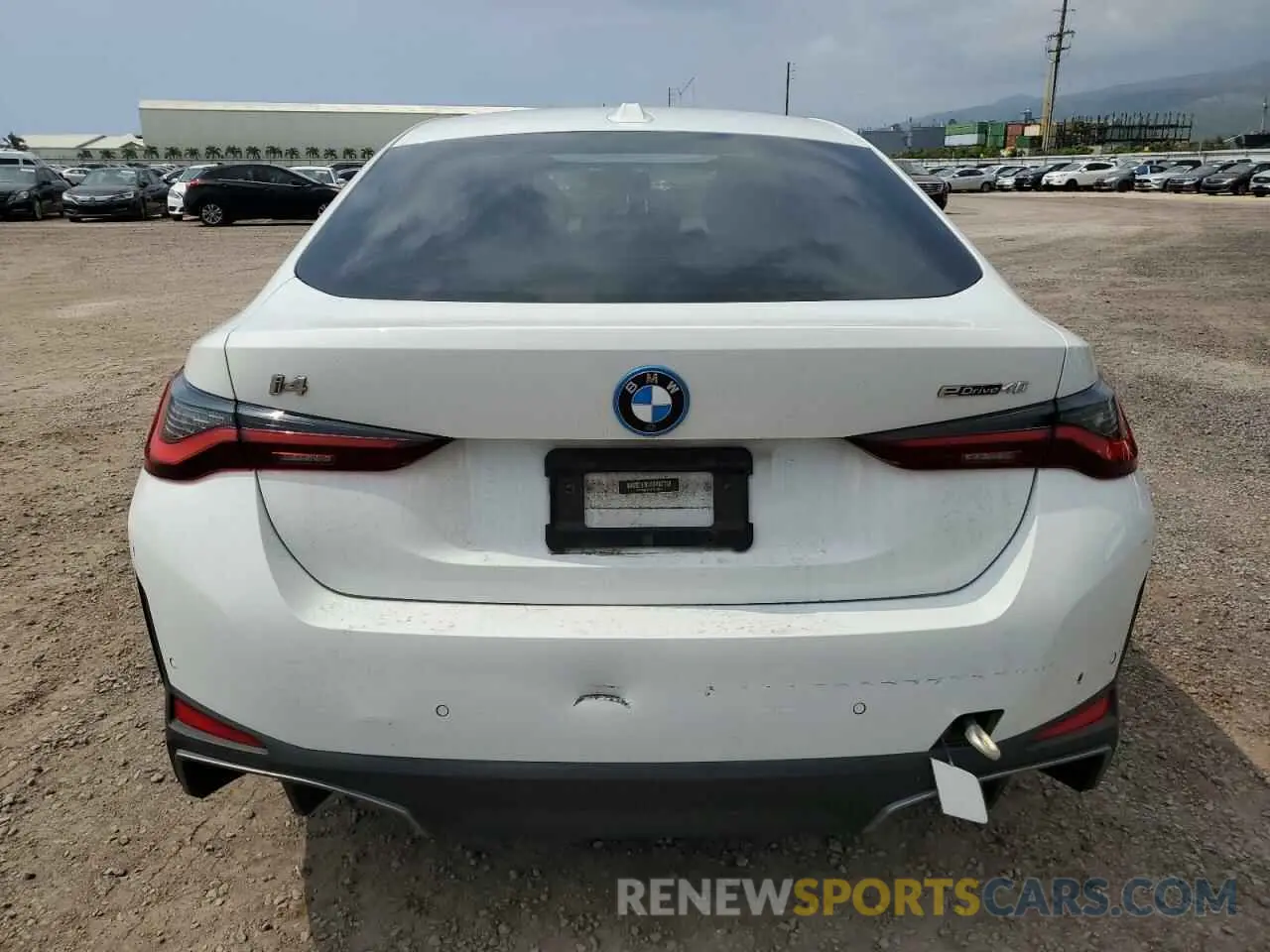 6 Photograph of a damaged car WBY73AW00NFN10516 BMW I4 EDRIVE 2022