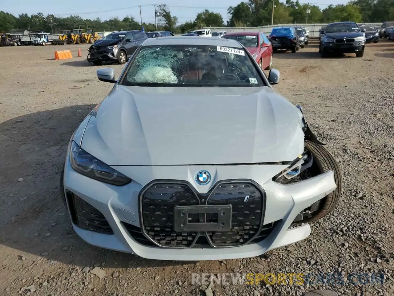 5 Photograph of a damaged car WBY73AW08NFM61503 BMW I4 EDRIVE 2022