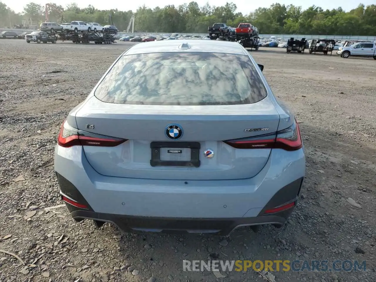 6 Photograph of a damaged car WBY73AW08NFM61503 BMW I4 EDRIVE 2022