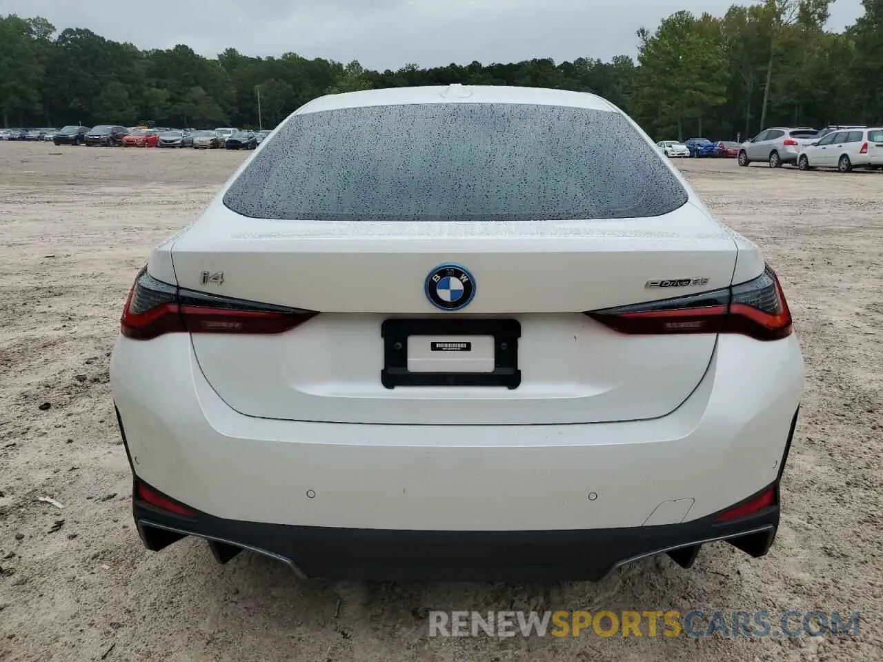 6 Фотография поврежденного автомобиля WBY43AW00PFP81422 BMW I4 EDRIVE 2023