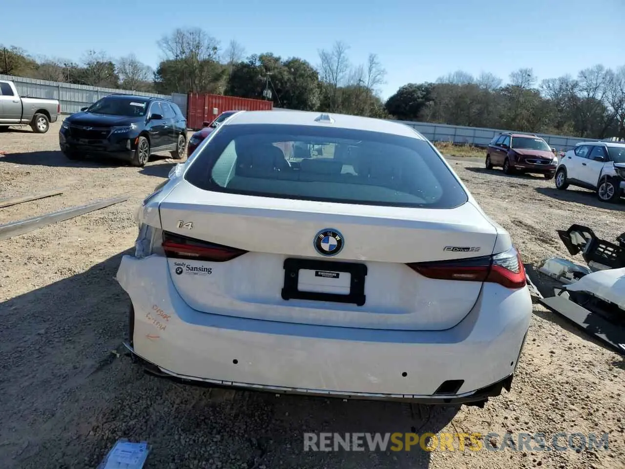 6 Photograph of a damaged car WBY43AW03PFP62850 BMW I4 EDRIVE 2023
