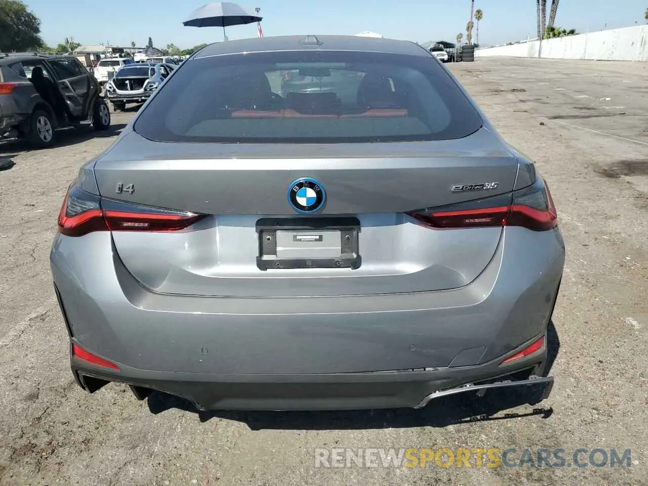 6 Photograph of a damaged car WBY43AW0XPFP52543 BMW I4 EDRIVE 2023