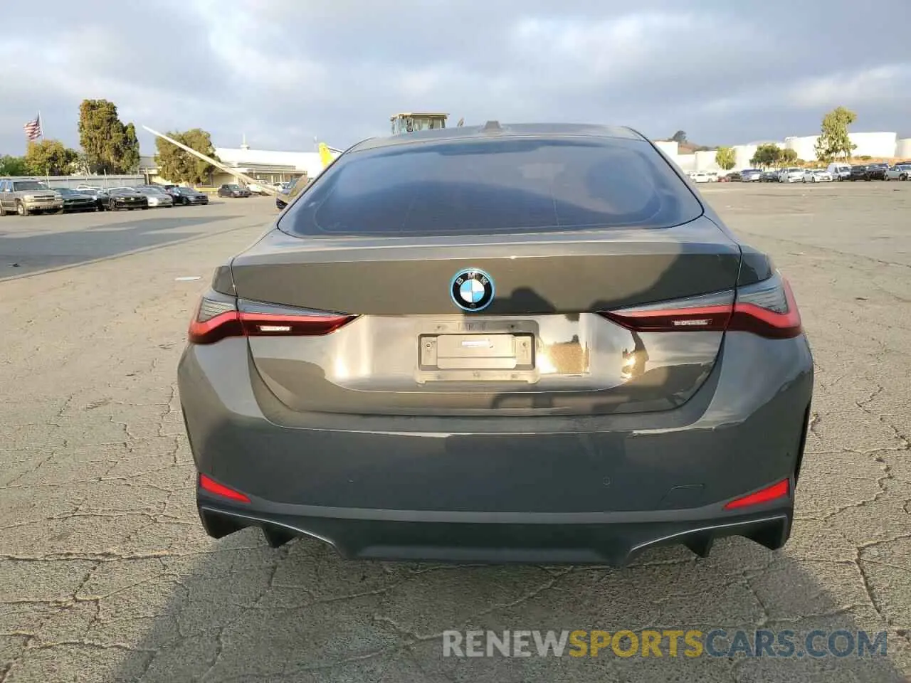 6 Photograph of a damaged car WBY43AW0XPFR00948 BMW I4 EDRIVE 2023