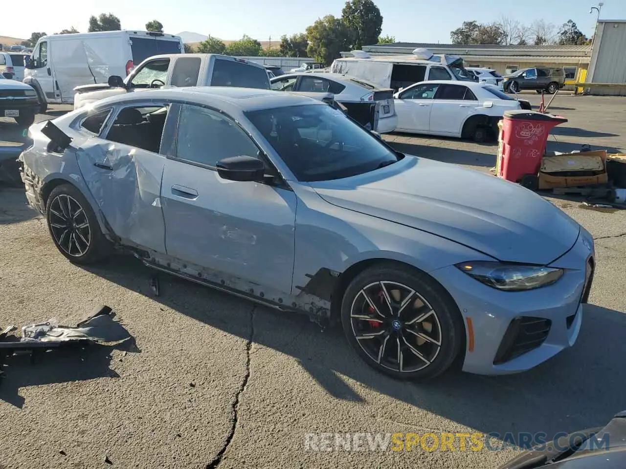 4 Photograph of a damaged car WBY73AW00PFR04178 BMW I4 EDRIVE 2023