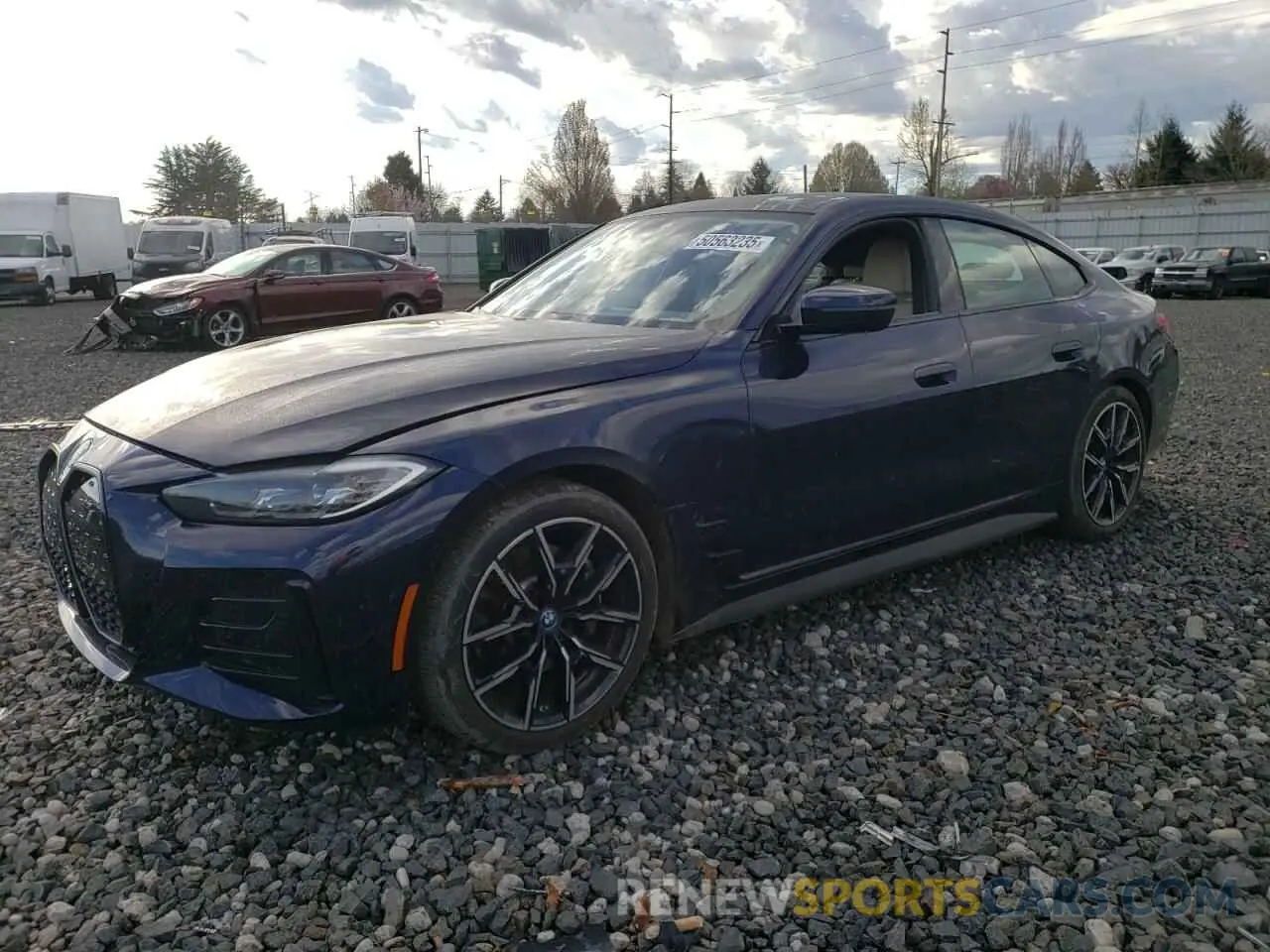 1 Photograph of a damaged car WBY73AW03PFP19431 BMW I4 EDRIVE 2023