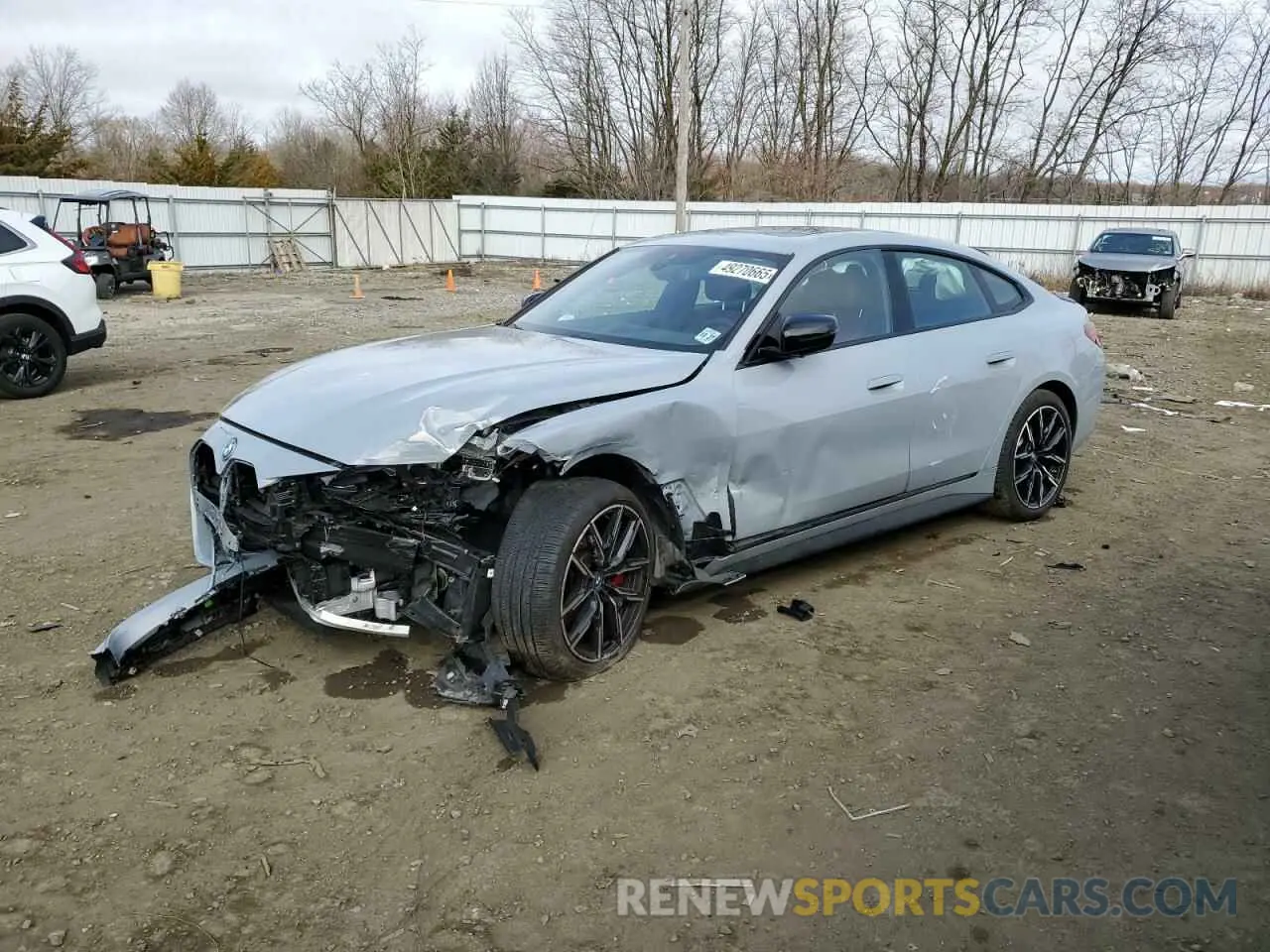 1 Фотография поврежденного автомобиля WBY73AW04PFN71418 BMW I4 EDRIVE 2023