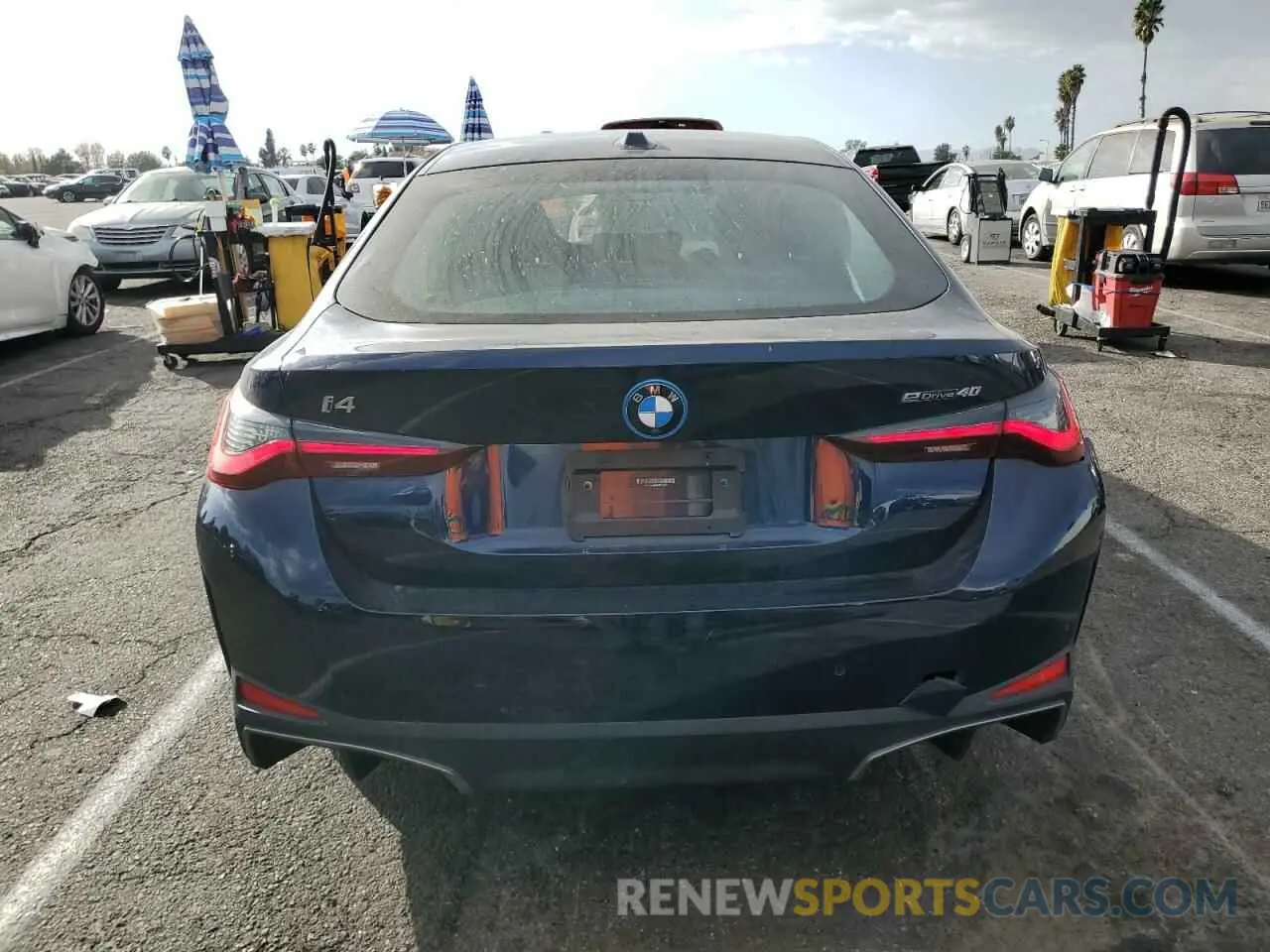 6 Фотография поврежденного автомобиля WBY73AW04PFP79587 BMW I4 EDRIVE 2023