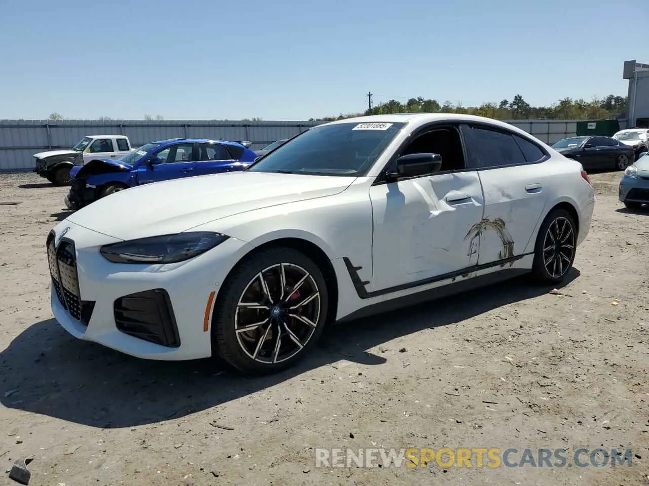 1 Photograph of a damaged car WBY73AW05PFR24197 BMW I4 EDRIVE 2023