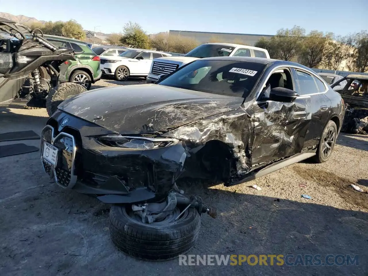 1 Photograph of a damaged car WBY73AW06PFP48969 BMW I4 EDRIVE 2023