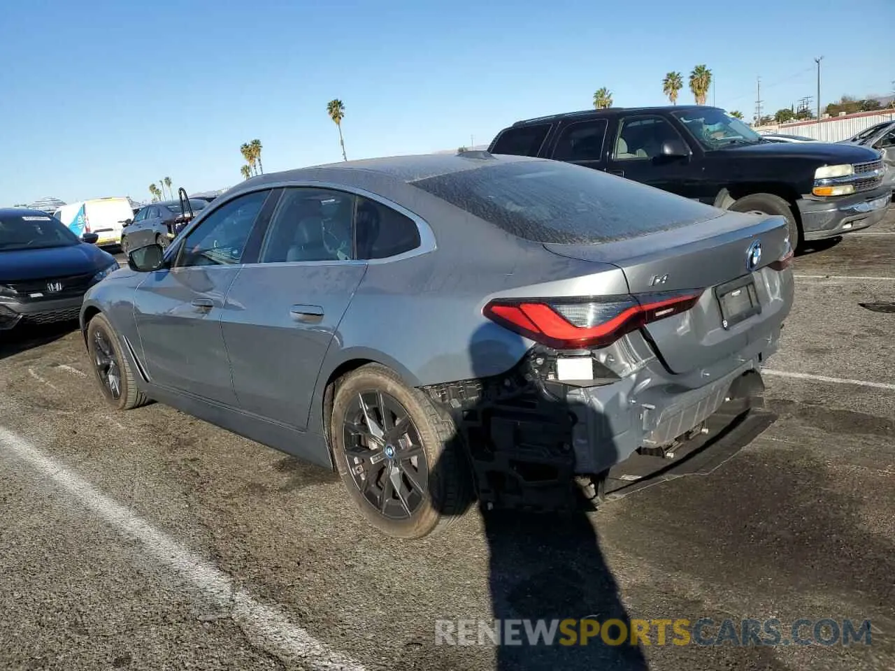 2 Photograph of a damaged car WBY73AW07PFP91815 BMW I4 EDRIVE 2023