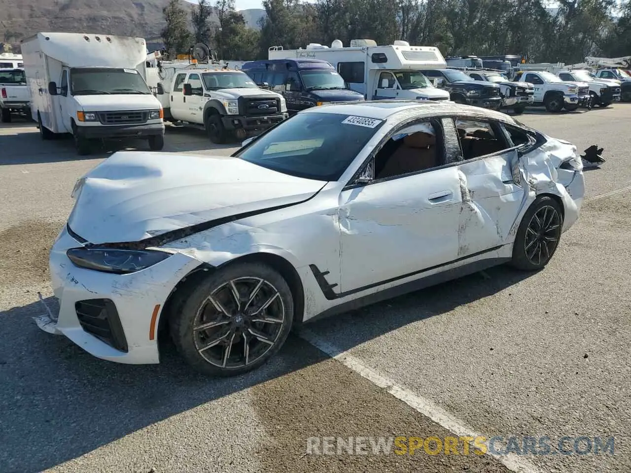 1 Photograph of a damaged car WBY73AW08PFN85760 BMW I4 EDRIVE 2023