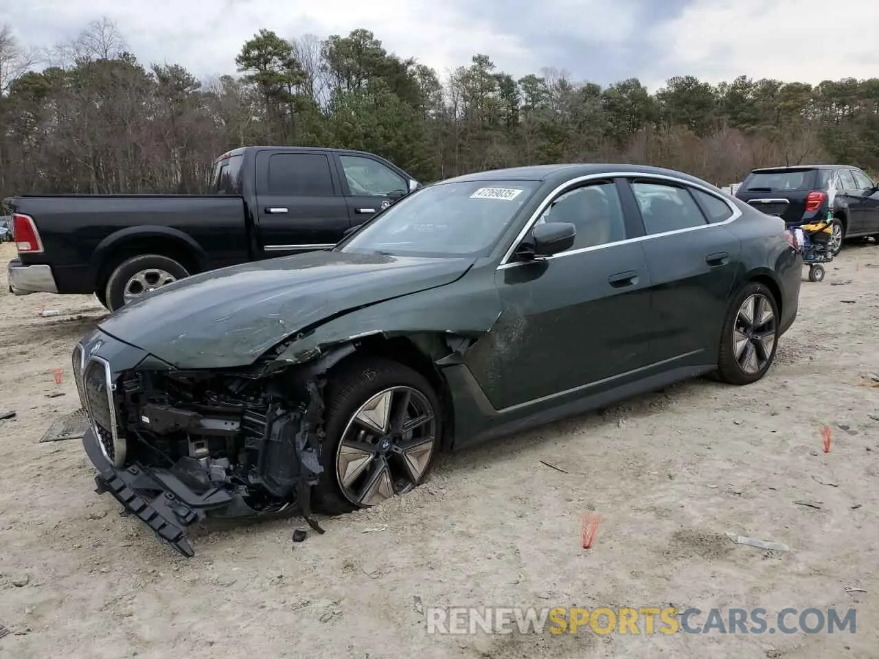1 Photograph of a damaged car WBY43AW00RFR50115 BMW I4 EDRIVE 2024