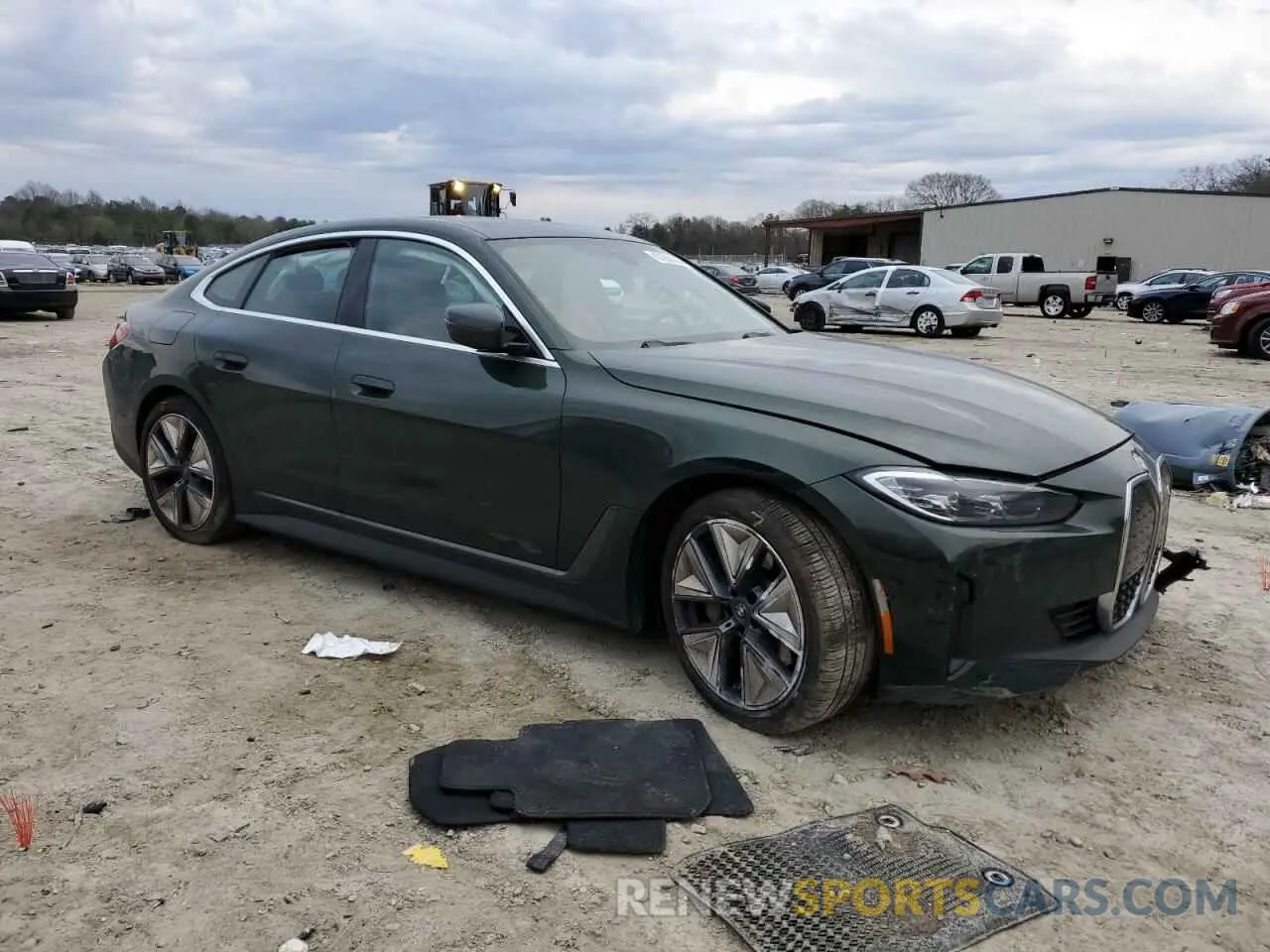 4 Photograph of a damaged car WBY43AW00RFR50115 BMW I4 EDRIVE 2024
