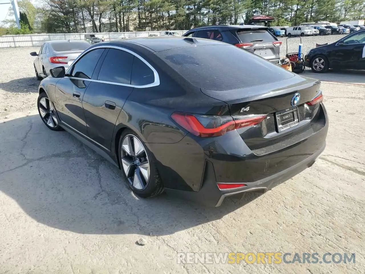 2 Photograph of a damaged car WBY43AW02RFT30656 BMW I4 EDRIVE 2024