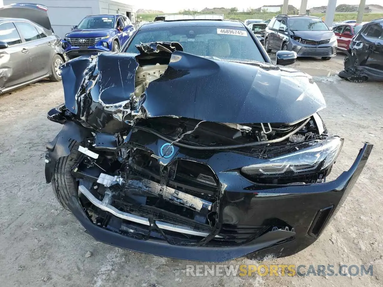 5 Фотография поврежденного автомобиля WBY43AW03RFT40919 BMW I4 EDRIVE 2024