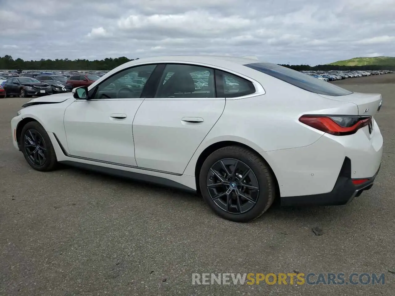 2 Photograph of a damaged car WBY43AW06RFR60373 BMW I4 EDRIVE 2024