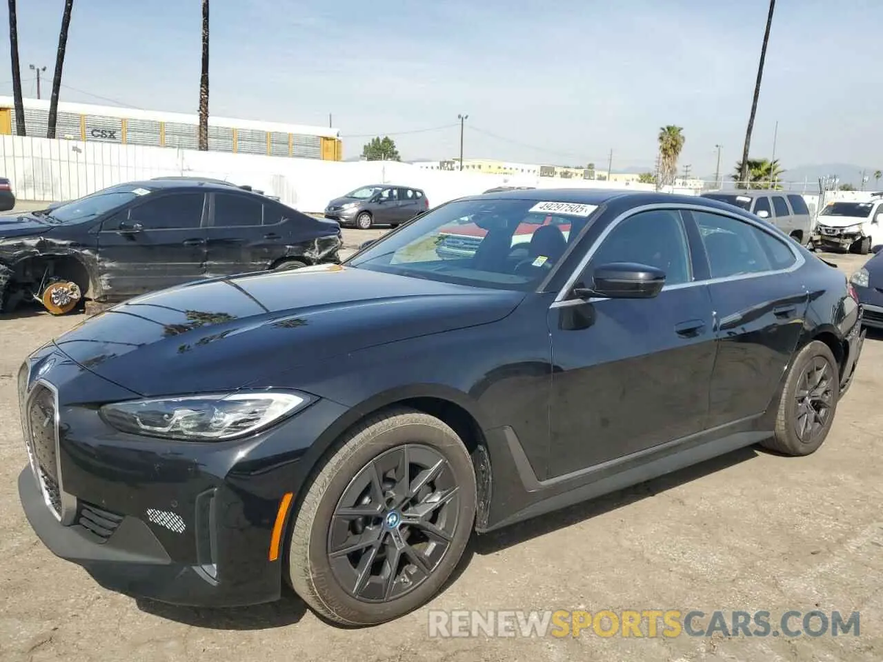 1 Фотография поврежденного автомобиля WBY43AW07RFR78946 BMW I4 EDRIVE 2024