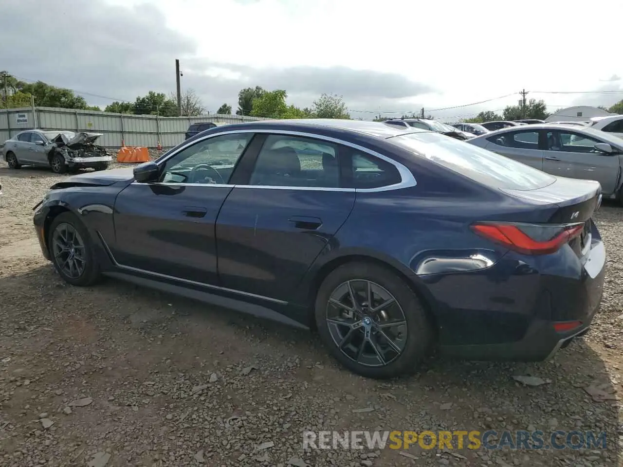 2 Photograph of a damaged car WBY43AW0XRFS14248 BMW I4 EDRIVE 2024