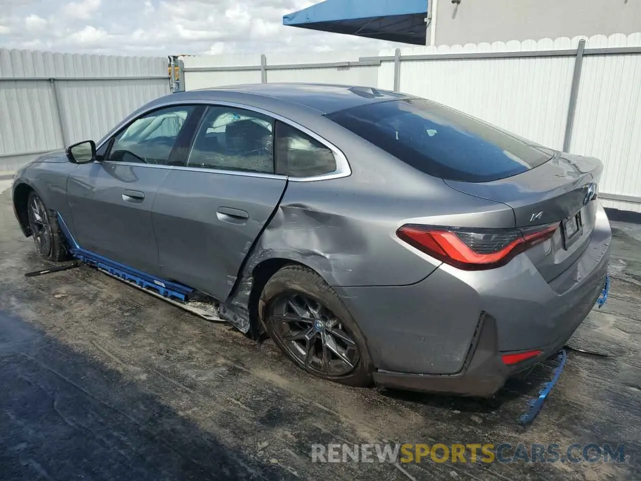 2 Фотография поврежденного автомобиля WBY73AW00RFS80904 BMW I4 EDRIVE 2024