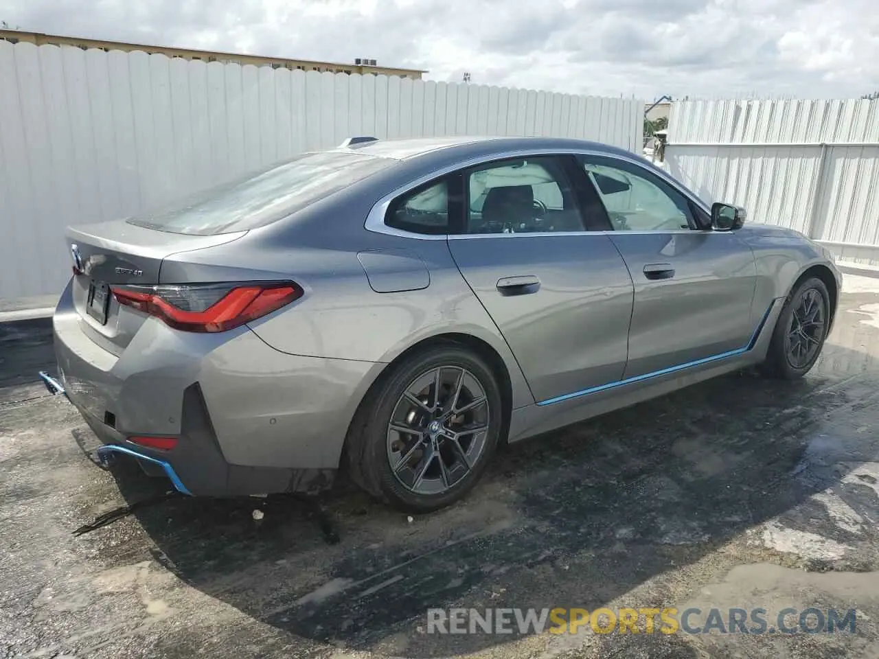 3 Фотография поврежденного автомобиля WBY73AW00RFS80904 BMW I4 EDRIVE 2024
