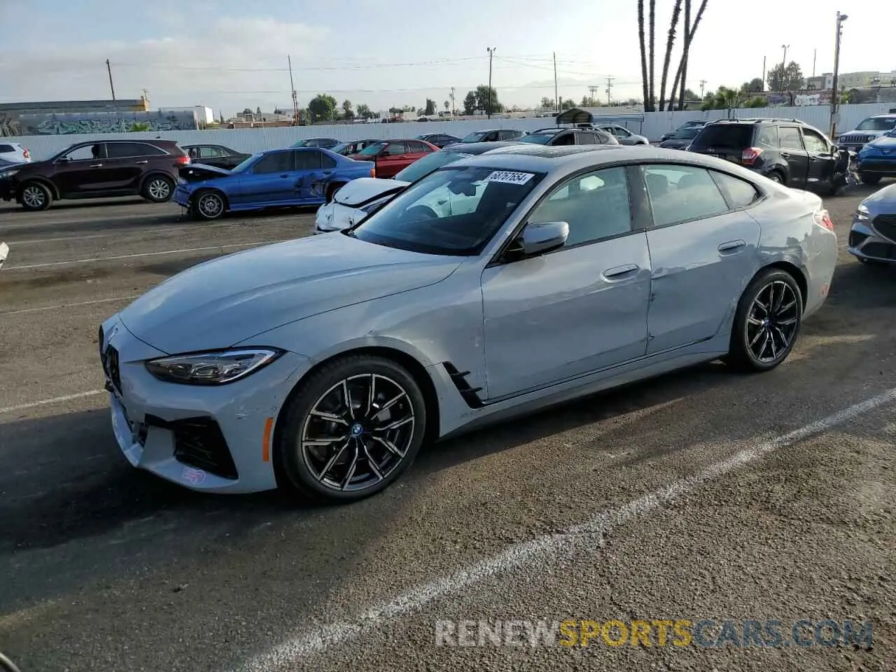 1 Photograph of a damaged car WBY73AW07RFS60715 BMW I4 EDRIVE 2024