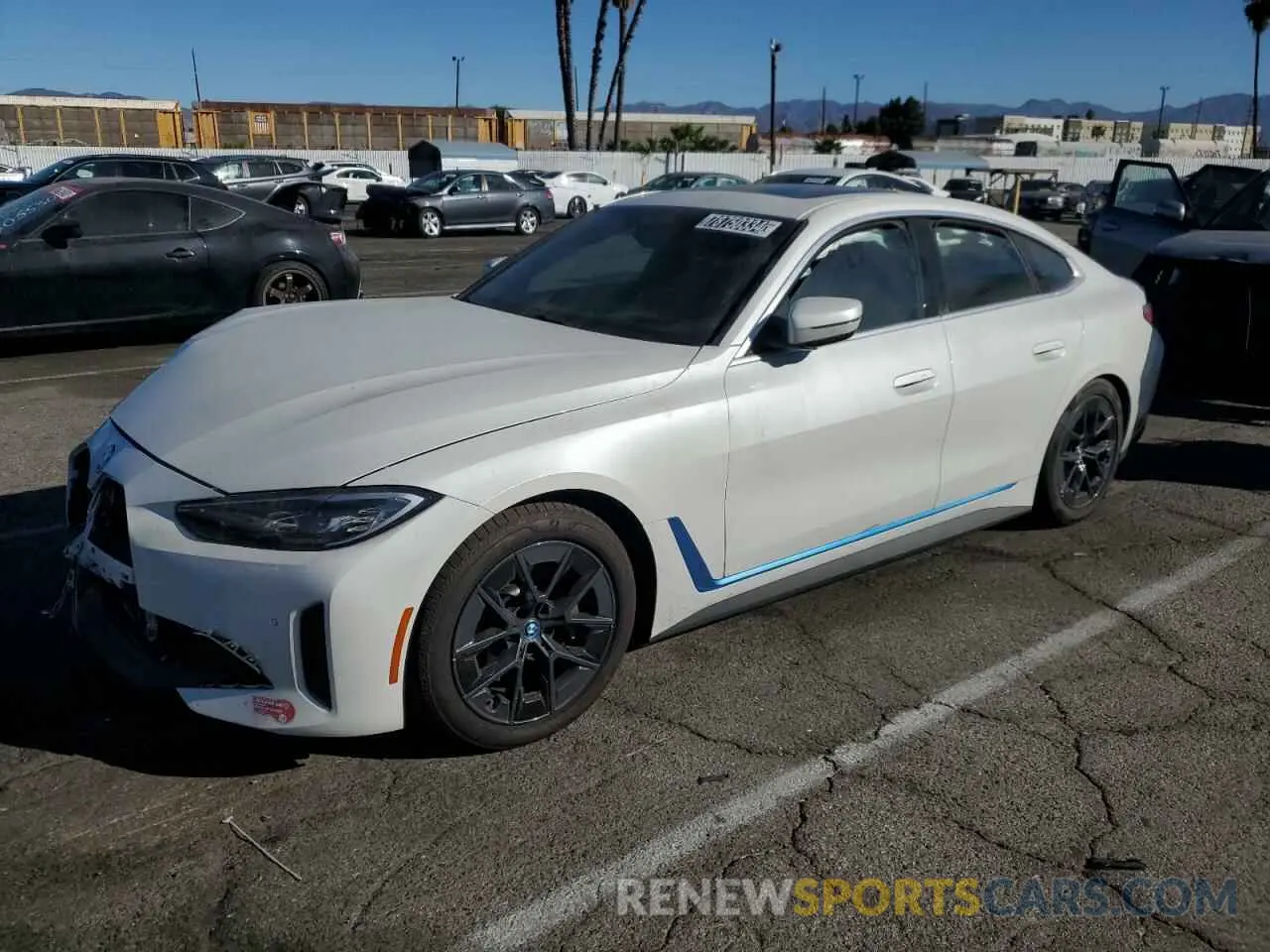 1 Фотография поврежденного автомобиля WBY73AW08RFR69301 BMW I4 EDRIVE 2024