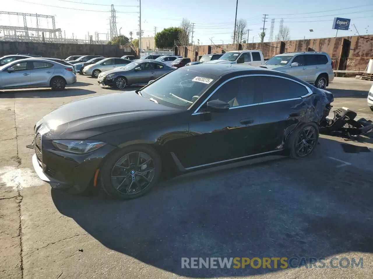 1 Фотография поврежденного автомобиля WBY23HD08SFU43519 BMW I4 EDRIVE 2025