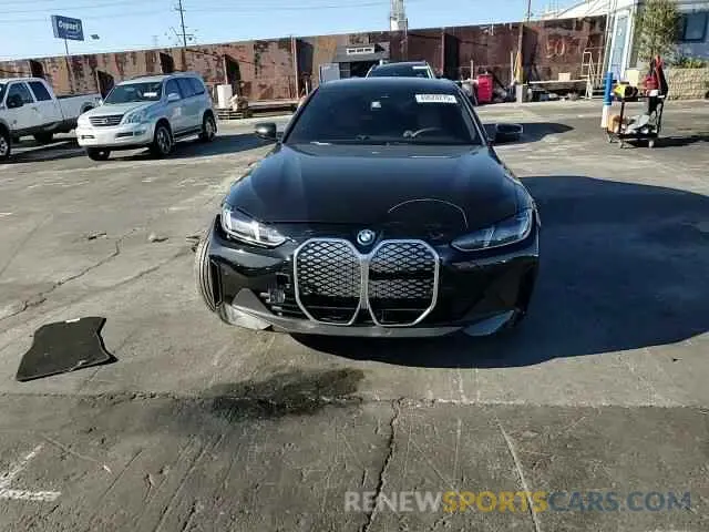10 Фотография поврежденного автомобиля WBY23HD08SFU43519 BMW I4 EDRIVE 2025