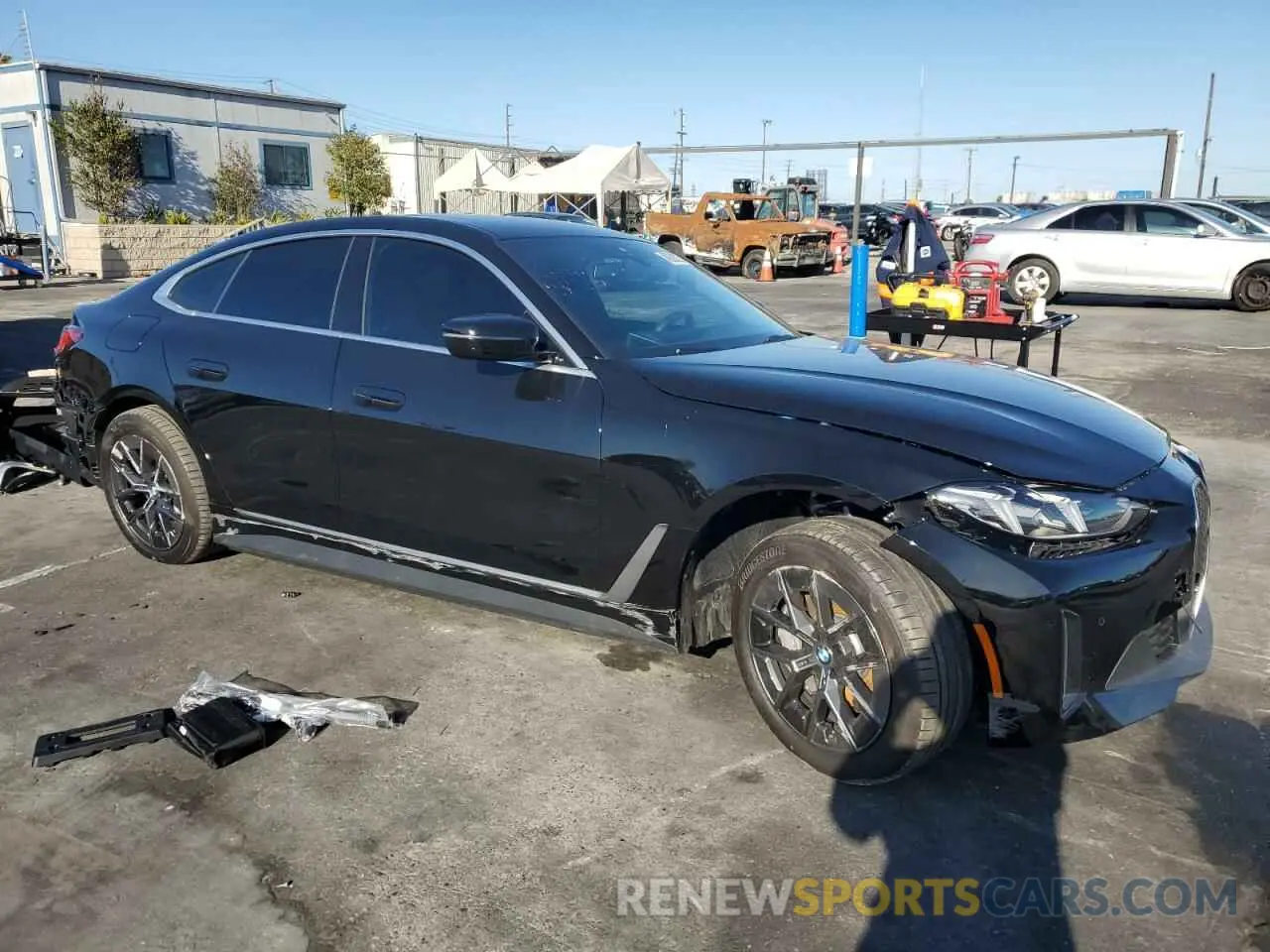 4 Фотография поврежденного автомобиля WBY23HD08SFU43519 BMW I4 EDRIVE 2025