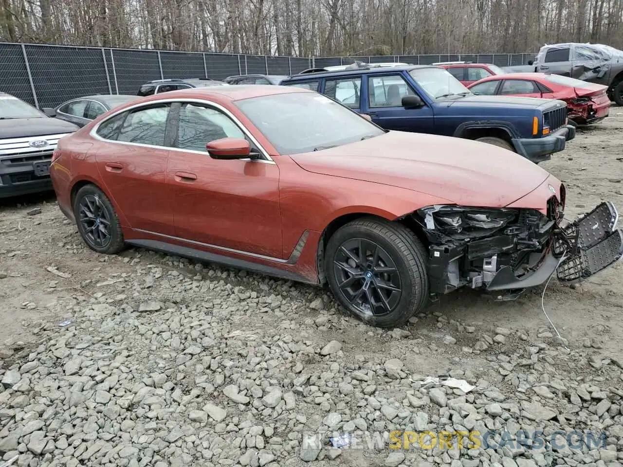 4 Photograph of a damaged car WBY43AW06PFP65290 BMW I4 EDRIVE3 2023