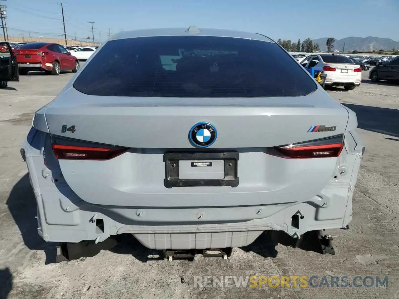 6 Photograph of a damaged car WBY33AW00PFR00503 BMW I4 M50 2023