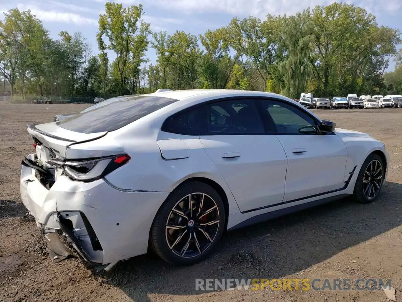 3 Photograph of a damaged car WBY33AW07PFP28678 BMW I4 M50 2023