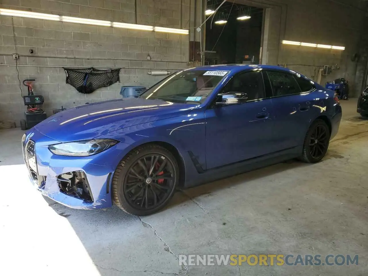 1 Photograph of a damaged car WBY33AW08PFN54295 BMW I4 M50 2023