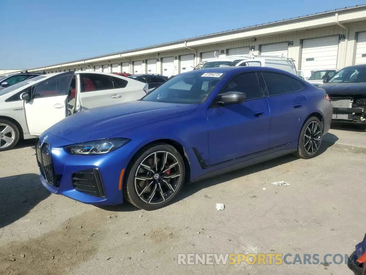 1 Photograph of a damaged car WBY33AW09PFN63345 BMW I4 M50 2023