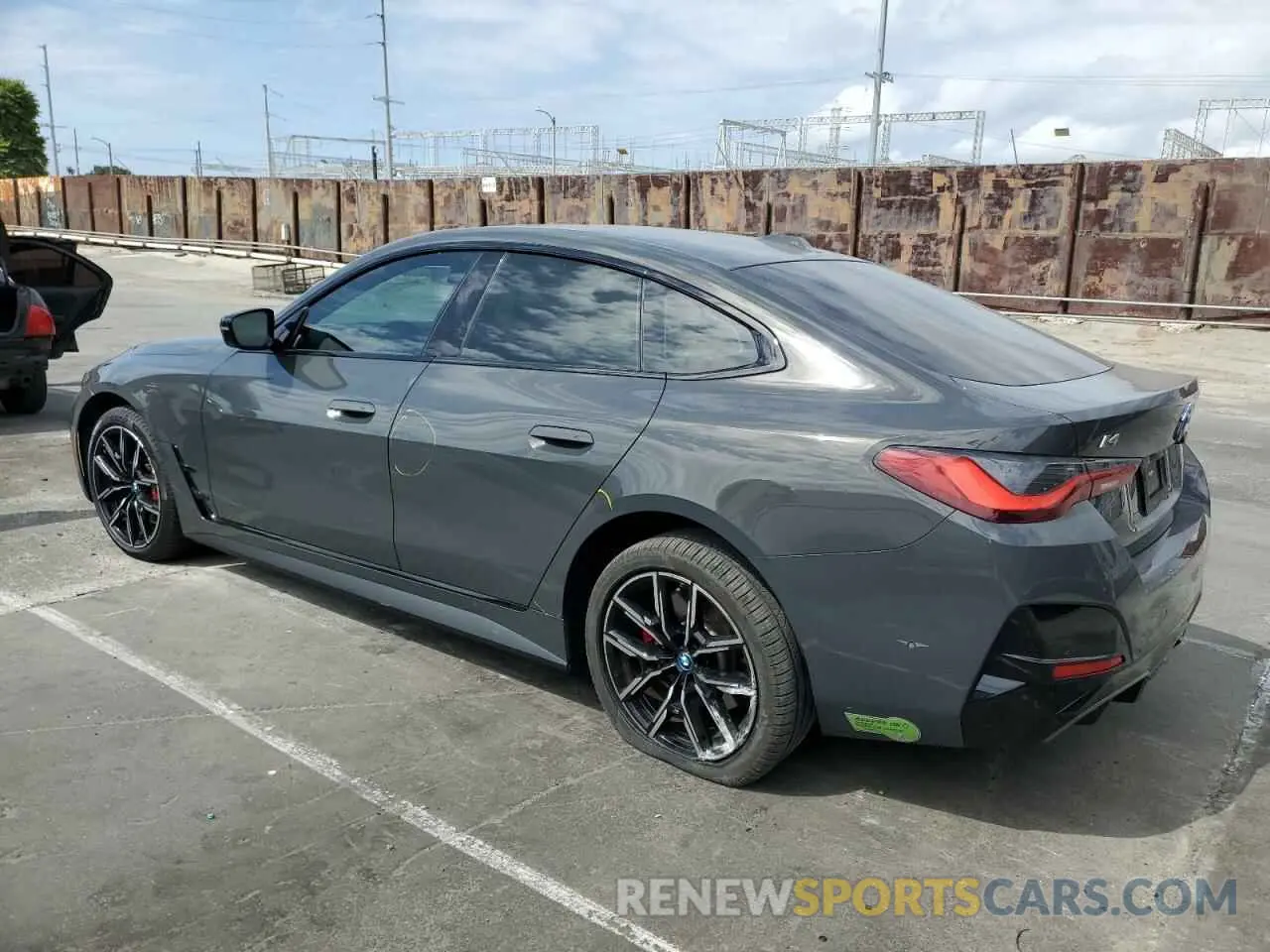 2 Photograph of a damaged car WBY33AW0XPFN48269 BMW I4 M50 2023