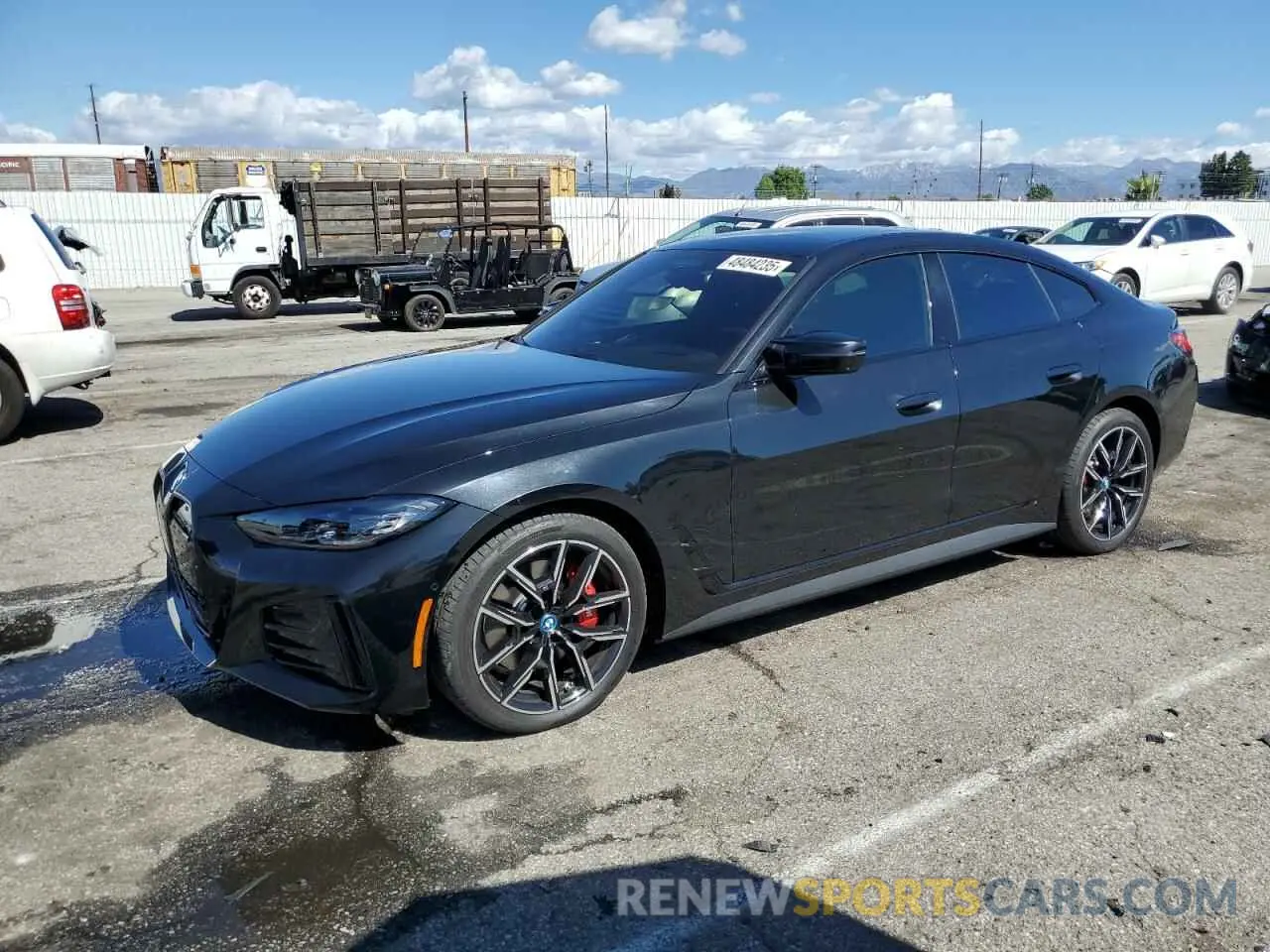 1 Photograph of a damaged car WBY33AW01RFS72681 BMW I4 M50 2024