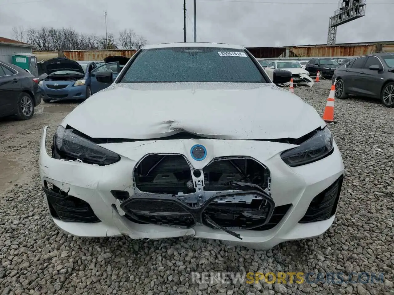 5 Photograph of a damaged car WBY83FB05RFS95163 BMW I4 XDRIVE 2024